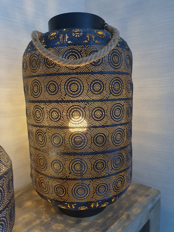 Image 1 of Set Of 2 Oriental Lamps