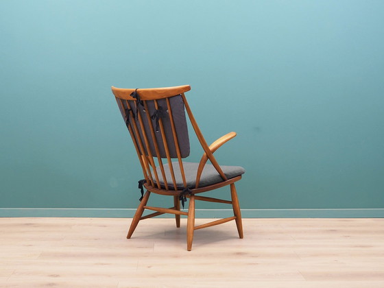 Image 1 of Beech Chair, Danish Design, 1960S, Designer: Illum Wikkelsø, Manufacture: Niels Eilersen