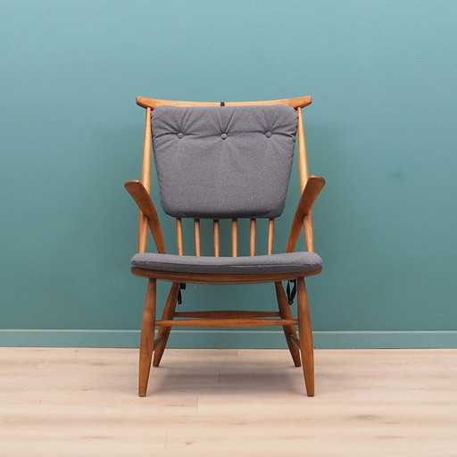 Beech Chair, Danish Design, 1960S, Designer: Illum Wikkelsø, Manufacture: Niels Eilersen