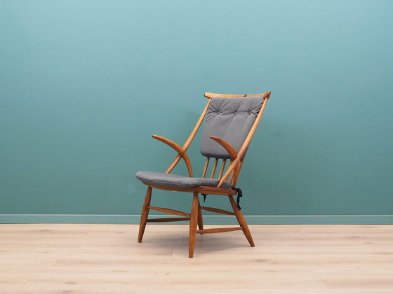 Image 1 of Beech Chair, Danish Design, 1960S, Designer: Illum Wikkelsø, Manufacture: Niels Eilersen