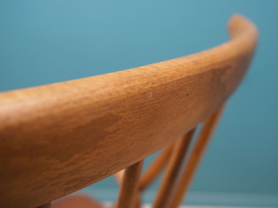 Image 1 of Beech Chair, Danish Design, 1960S, Designer: Illum Wikkelsø, Manufacture: Niels Eilersen