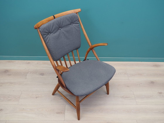 Image 1 of Beech Chair, Danish Design, 1960S, Designer: Illum Wikkelsø, Manufacture: Niels Eilersen