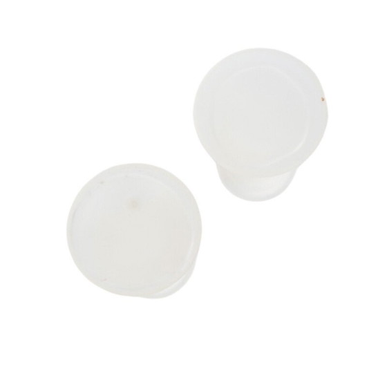 Image 1 of Pair of vintage milk glass candlesticks, Germany 1980