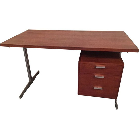 Image 1 of Vintage chrome desk by Cees Braakman for Pastoe, 1960
