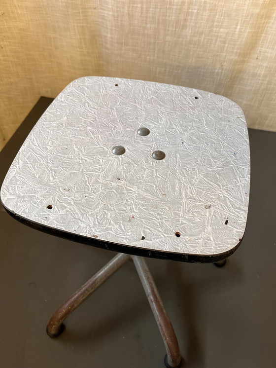 Image 1 of Industrial Stool Vintage