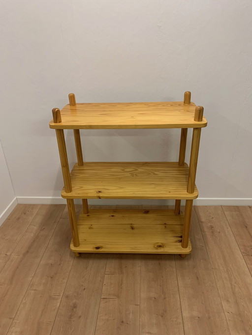 Vintage Pine Shelf In The Style Of Willem Lutjens
