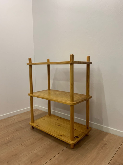 Vintage Pine Shelf In The Style Of Willem Lutjens