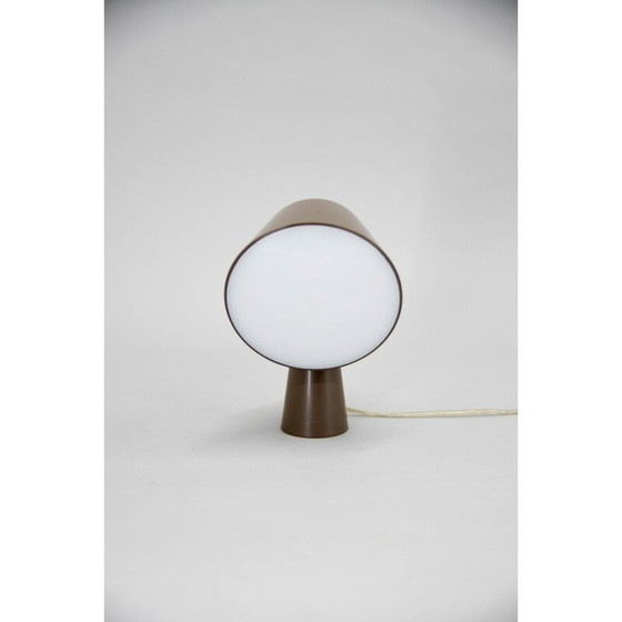 Image 1 of Vintage Foscarini Binic table lamp in brown by Lonna Vautrin
