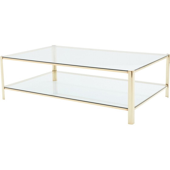 Image 1 of Vintage solid bronze coffee table by Jacques Théophile Lepelletier for Broncz, 1960