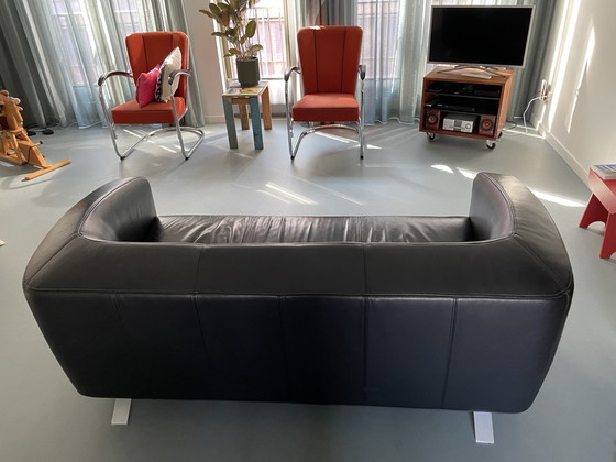 Image 1 of Rolf Benz 6000 Leather 2.5 Seater Sofa Black