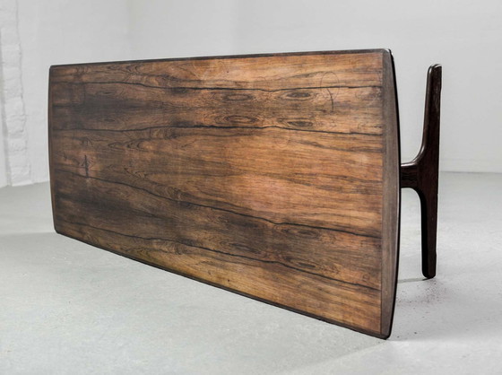 Image 1 of Large Topform Dutch Design Rosewood Coffee Table