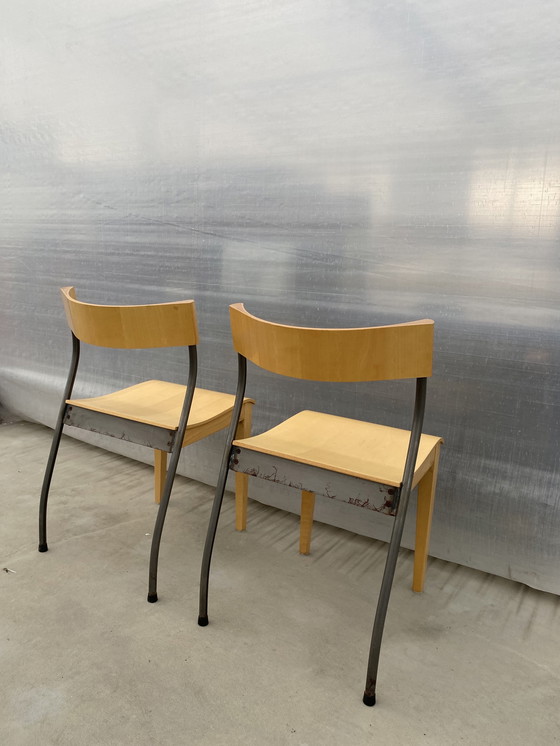 Image 1 of 2x Ikea 90s Nordisk chairs