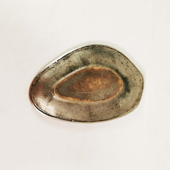 Image 1 of Vintage Art Nouveau bronze soap dish, Czechoslovakia 1930