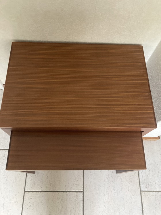 Image 1 of 2x Vintage Teak Side Tables