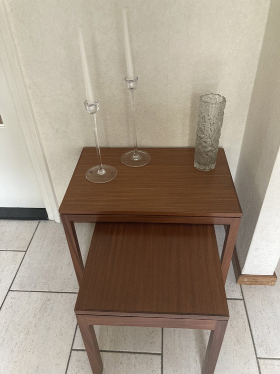 Image 1 of 2x Vintage Teak Side Tables