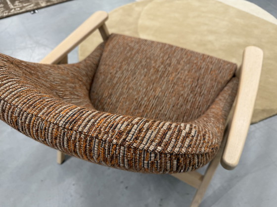 Image 1 of Harvink Blazoen Armchair Oregon Fabric Oak Frame