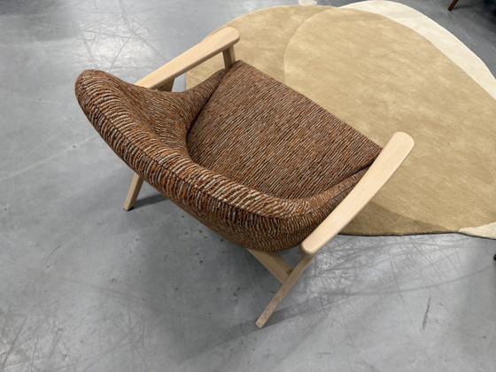 Image 1 of Harvink Blazoen Armchair Oregon Fabric Oak Frame