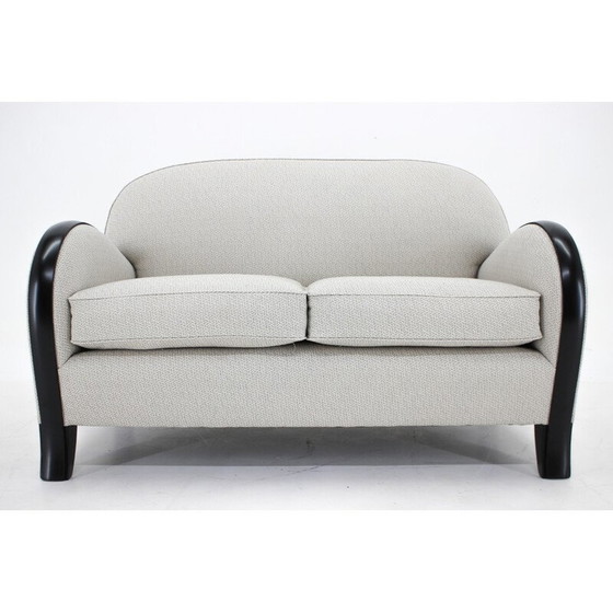 Image 1 of Vintage sofa in synthetic fabric, Italy 1940