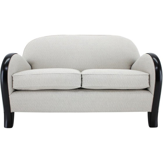 Image 1 of Vintage sofa in synthetic fabric, Italy 1940