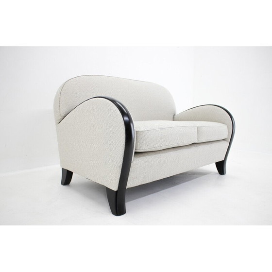 Image 1 of Vintage sofa in synthetic fabric, Italy 1940