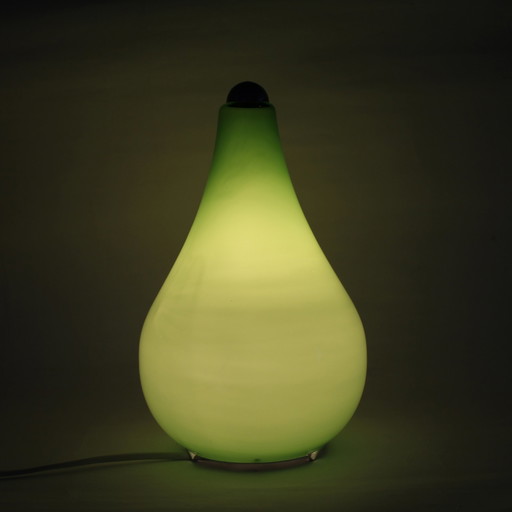 Lampe en verre vintage