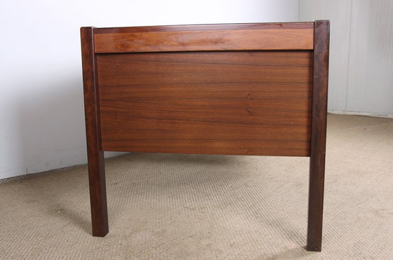 Image 1 of Large Danish Rosewood Executive Desk by Christian Linneberg 1960.