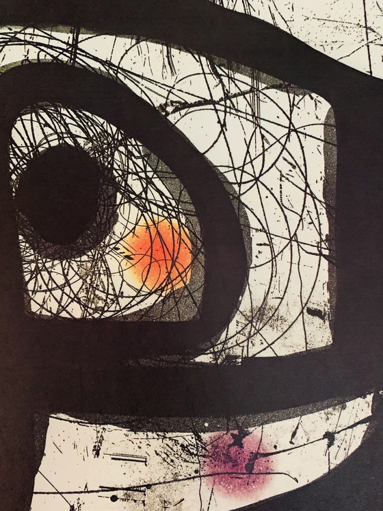 Image 1 of Authorized Original Color Lithograph, Signed, High Quality, Signed In The Plate, Joan Miró.