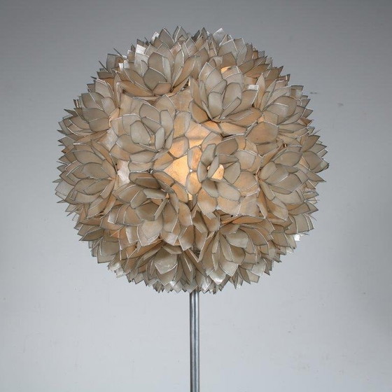 Image 1 of 1960s "Mother of Pearl" Floor Lamp by Rausch, Germany 1960