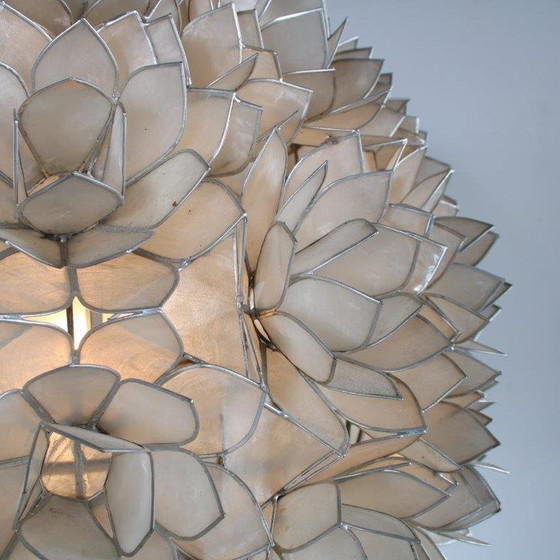 Image 1 of 1960s "Mother of Pearl" Floor Lamp by Rausch, Germany 1960