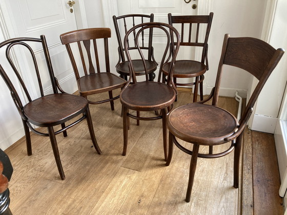 Image 1 of 6X Selected Thonet Chairs