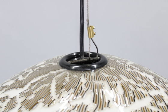 Image 1 of 1970S Italian Glass Pendant Light 