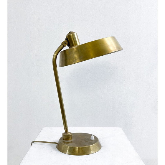 Image 1 of Lampada da scrivania vintage in ottone, Italia 1960