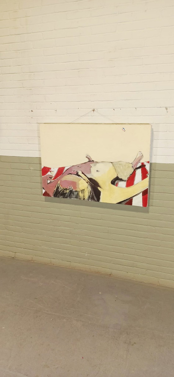 Image 1 of Pintura original firmada, 'Atrapado por el sol', de A. Wicks