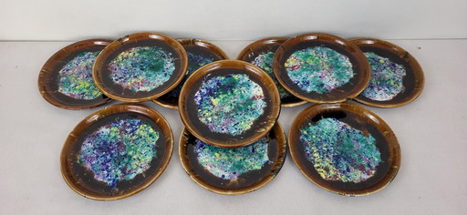 10 Morvan Stoneware Plates