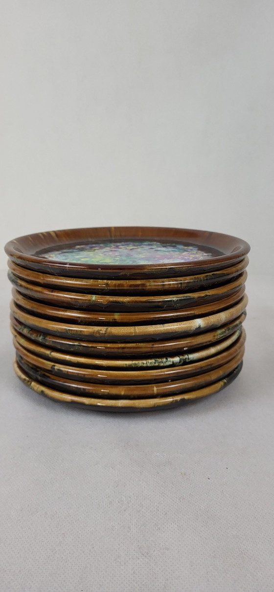 Image 1 of 10 Morvan Stoneware Plates