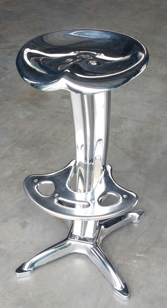 Image 1 of Design Barstool Lotus - Dulton | Yasu Sasamoto | Chrome !