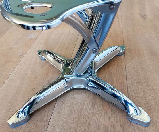 Image 1 of Design Barstool Lotus - Dulton | Yasu Sasamoto | Chrome !