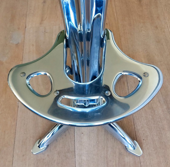 Image 1 of Design Barstool Lotus - Dulton | Yasu Sasamoto | Chrome !