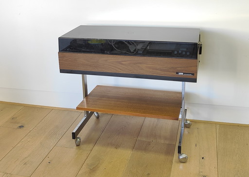 Vintage Loewe record player cabinet | 80's - trolley, radio