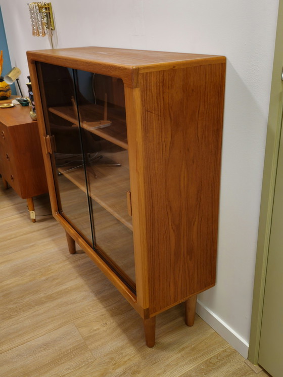 Image 1 of Vintage Silkeborg Danish Display Case Display Case Cabinet