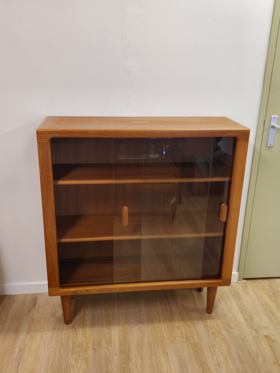 Image 1 of Vintage Silkeborg Danish Display Case Display Case Cabinet