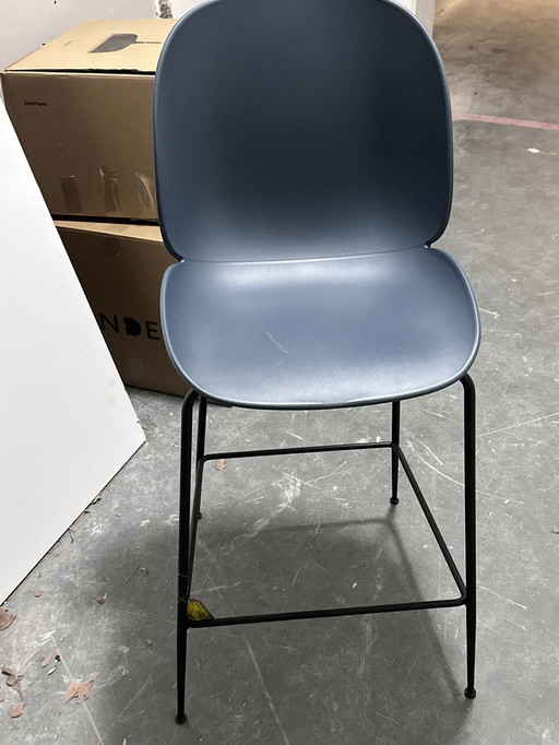 Gubi Beetle Blue Barchair