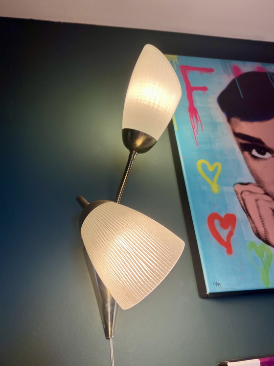 Image 1 of 2 lampade da parete vintage anni '50