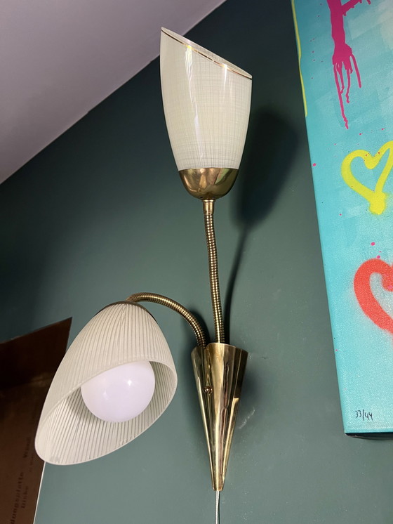 Image 1 of 2 lampade da parete vintage anni '50