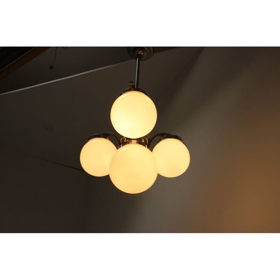 Image 1 of Lampadario Art Déco vintage, Cecoslovacchia, anni '30