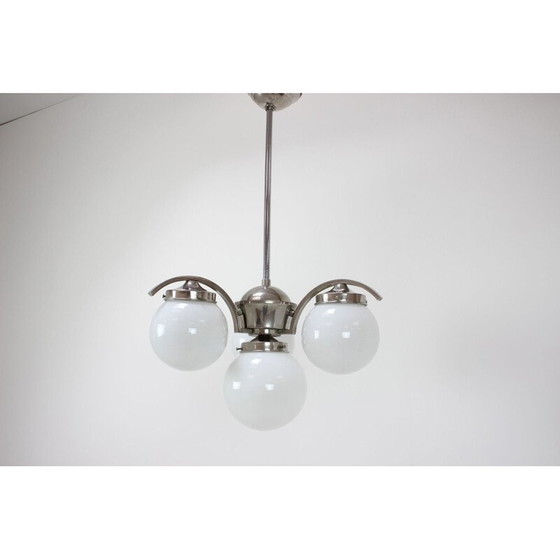 Image 1 of Lampadario Art Déco vintage, Cecoslovacchia, anni '30