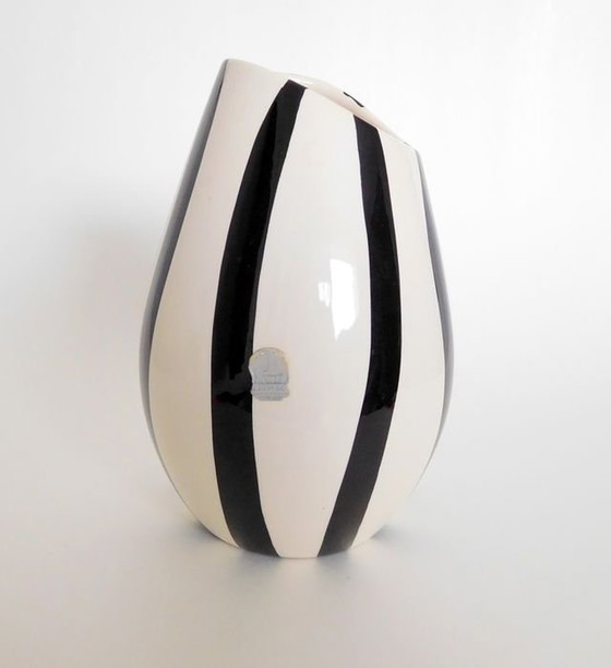 Image 1 of Pair De Vases Vintage - Jumbo - Gouda Holland - Earthenware - 1956