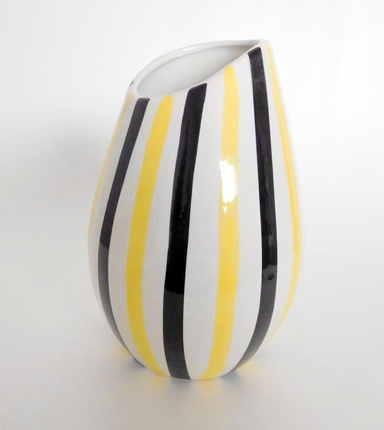 Image 1 of Pair De Vases Vintage - Jumbo - Gouda Holland - Earthenware - 1956