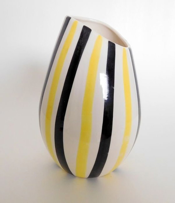 Image 1 of Pair De Vases Vintage - Jumbo - Gouda Holland - Earthenware - 1956