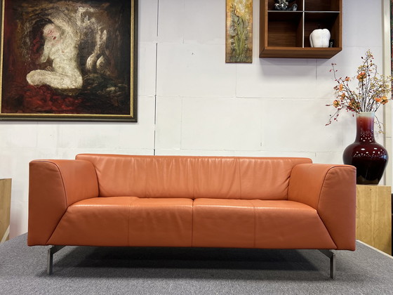 Image 1 of Rolf Benz Linea sofa Terra Leather